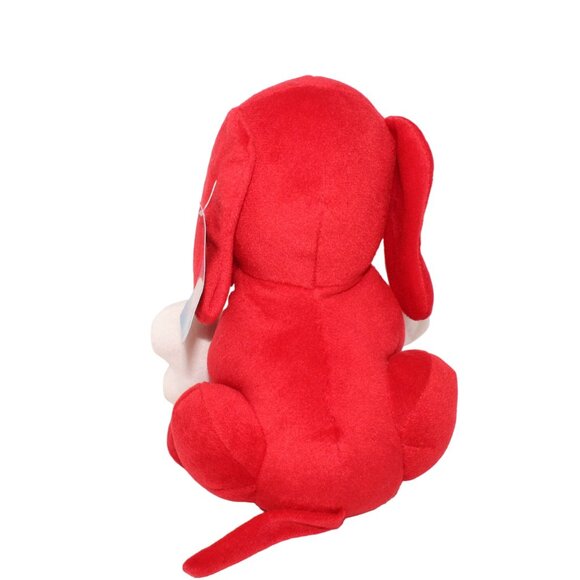 Love Birthday Valentine Sugar Loaf Toys Red Dog I Ruff You Bone Plush Animal NWT - Picture 5 of 11